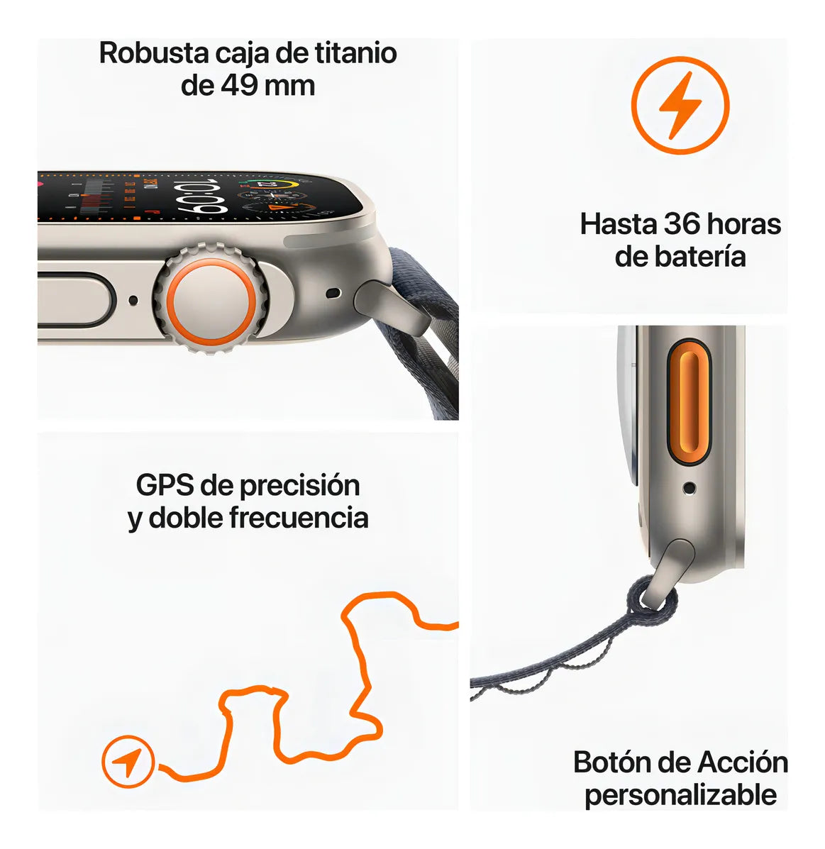 Apple Watch Ultra 2 (49 mm) | Caja de Titanio Natural