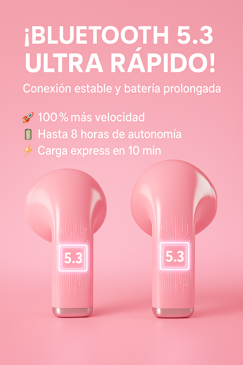 K-520 TWS – Auriculares inalámbricos con estuche corazón