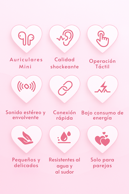 K-520 TWS – Auriculares inalámbricos con estuche corazón